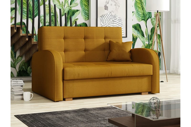 Viva sovesofa 133x98x85 cm - Sovesofaer - 2 personers sovesofa - Velour sofaer