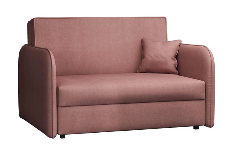 Viva Sovesofa - Lyserød - Sovesofaer - Velour sofaer