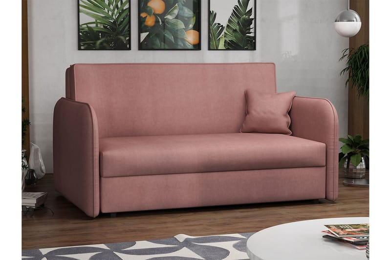 Viva Sovesofa - Lyserød - Møbler - Sofaer - Sovesofaer
