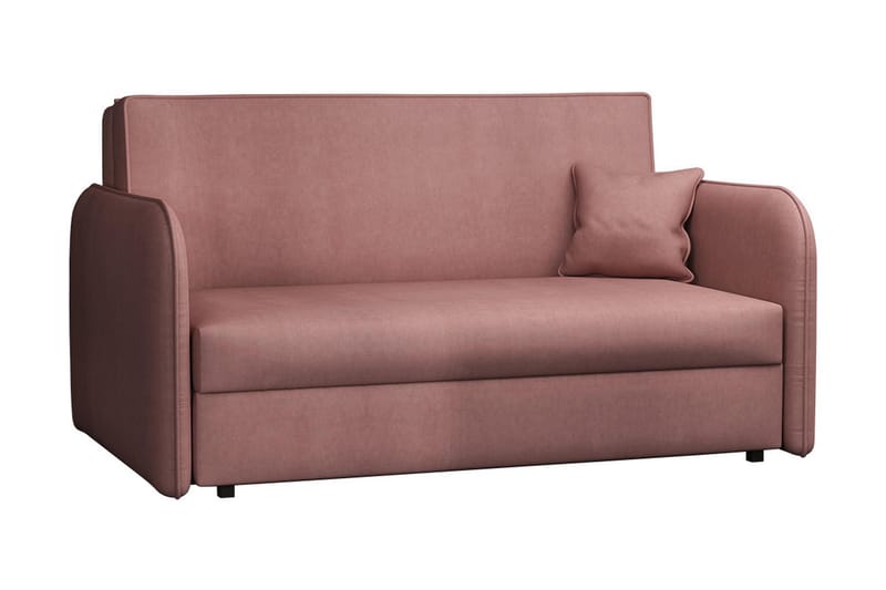 Viva Sovesofa - Lyserød - Sovesofaer - Velour sofaer