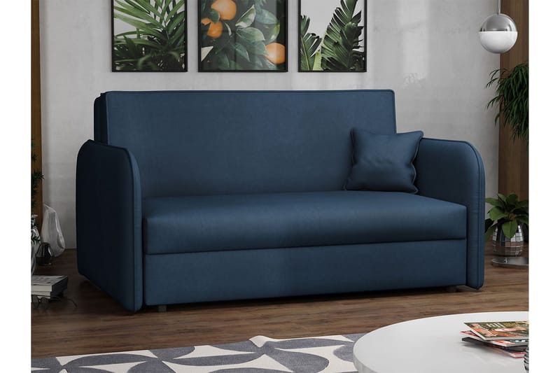 Viva Sovesofa - Mørkeblå - Møbler - Sofaer - Sovesofaer - 2 personers sovesofa