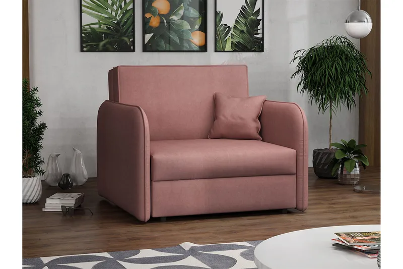 Viva Sovestol - Lyserød - Møbler - Stole & lænestole - Lænestole - Sengestol