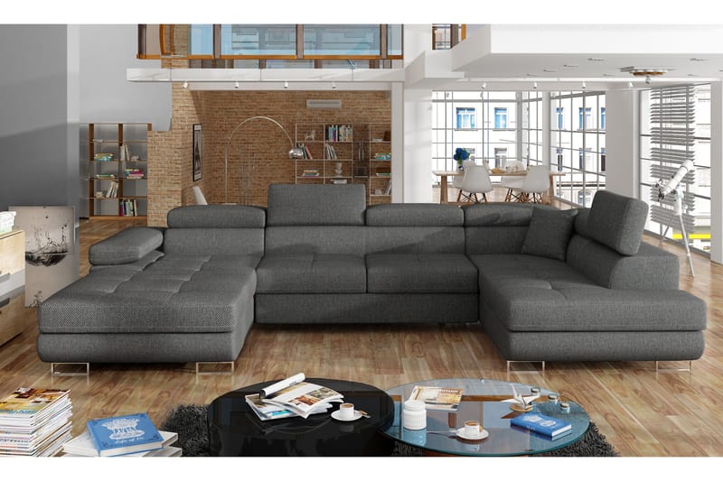 Vueltas Hjørnesovesofa, Grå