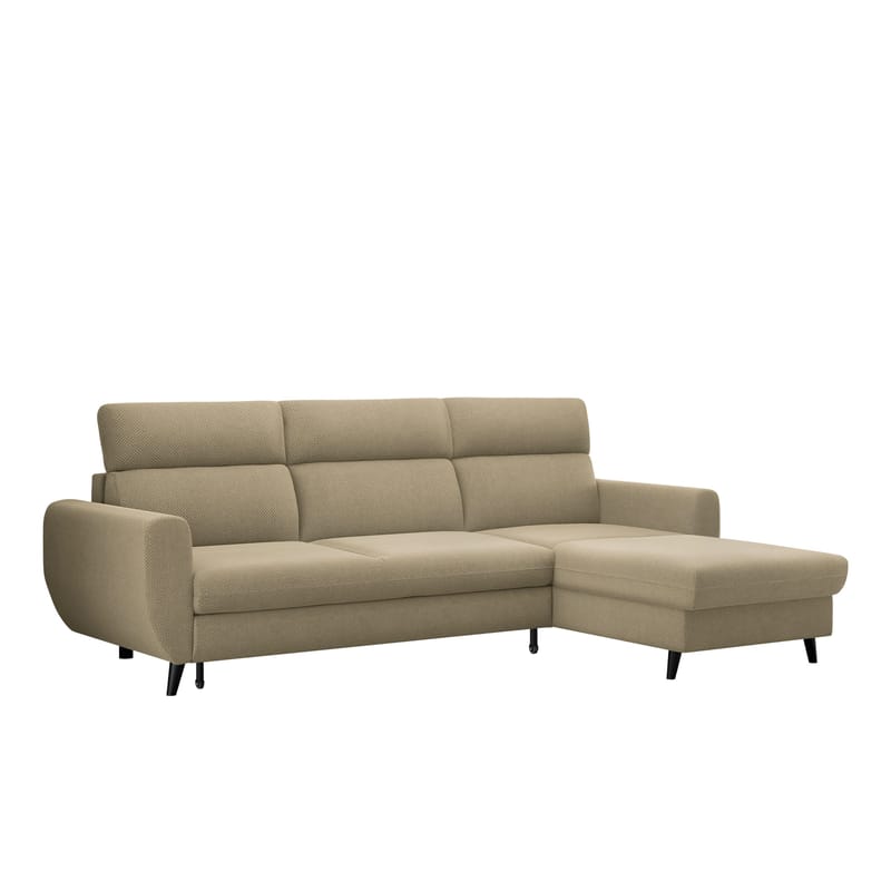 Vylon 3-personers sovesofa med chaiselong - Beige - Møbler - Sofaer - Sovesofaer