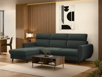 Vylon 3-personers sovesofa med chaiselong - grå - M øbler - Sofaer - Sovesofaer