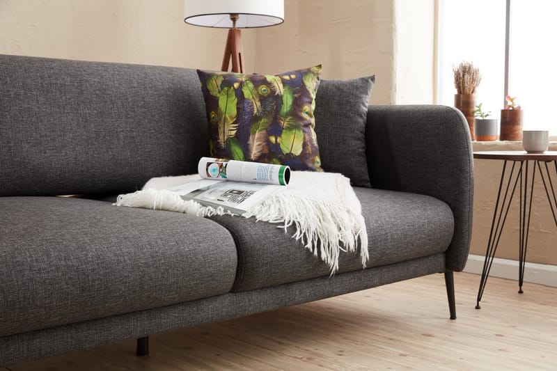 Wenus Chaiselongsovesofa 3-personers - Antracit - Møbler - Sofaer - Sovesofaer