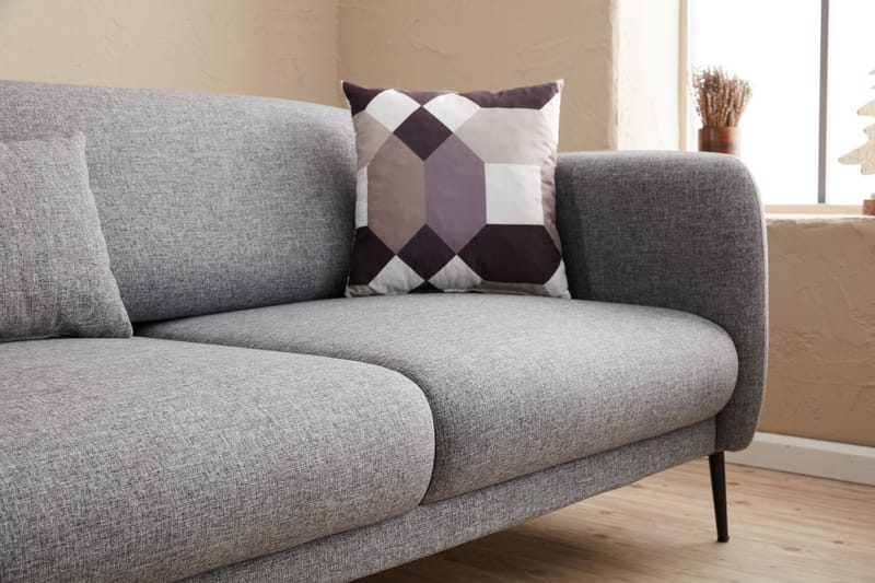 Wenus Chaiselongsovesofa 3-personers - Grå - Møbler - Sofaer - Sovesofaer