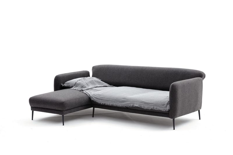 Wenus Chaiselongsovesofa 3-personers - Antracit - Møbler - Sofaer - Sovesofaer