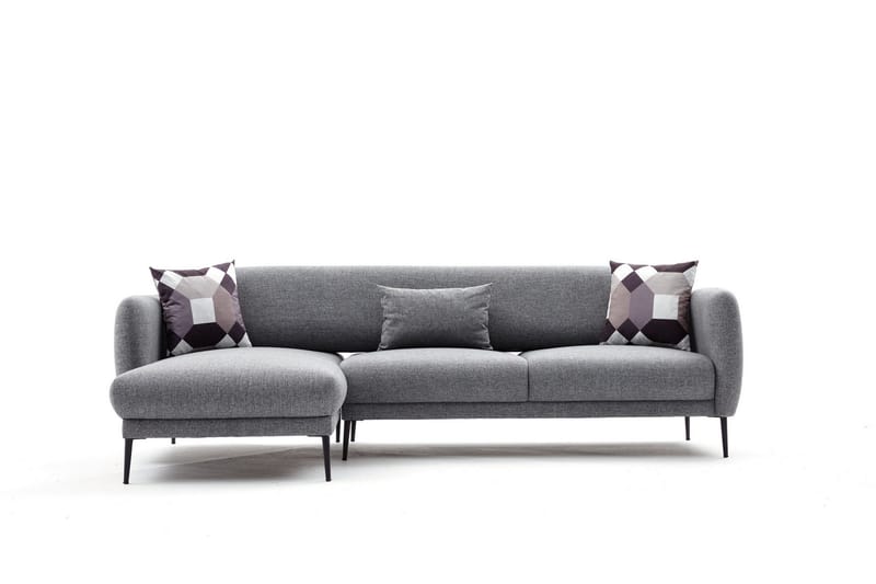 Wenus Chaiselongsovesofa 3-personers - Grå - Møbler - Sofaer - Sovesofaer