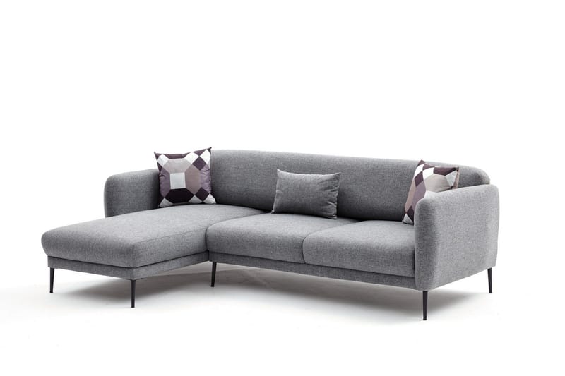 Wenus Chaiselongsovesofa 3-personers - Grå - Møbler - Sofaer - Sovesofaer