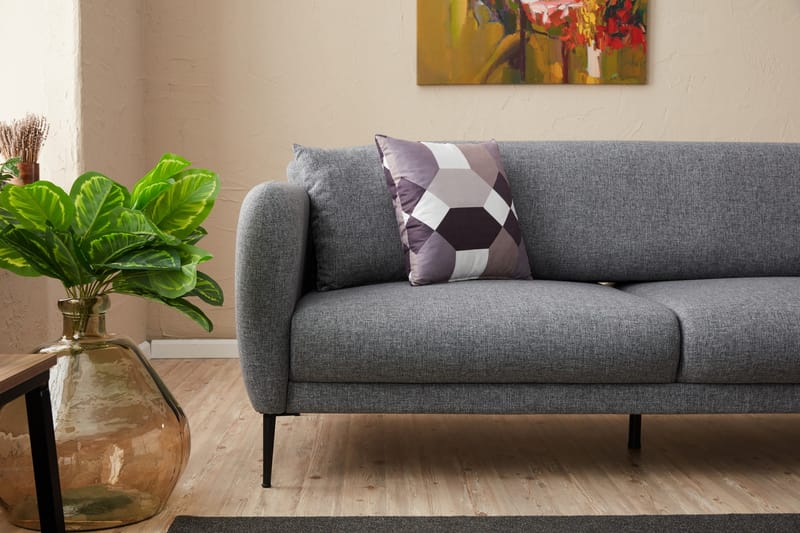 Wenus Sovesofa 3-personers 180x90 cm - Grå - Møbler - Sofaer - Sovesofaer