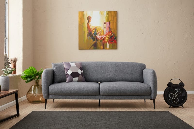 Wenus Sovesofa 3-personers 180x90 cm - Grå - Møbler - Sofaer - Sovesofaer