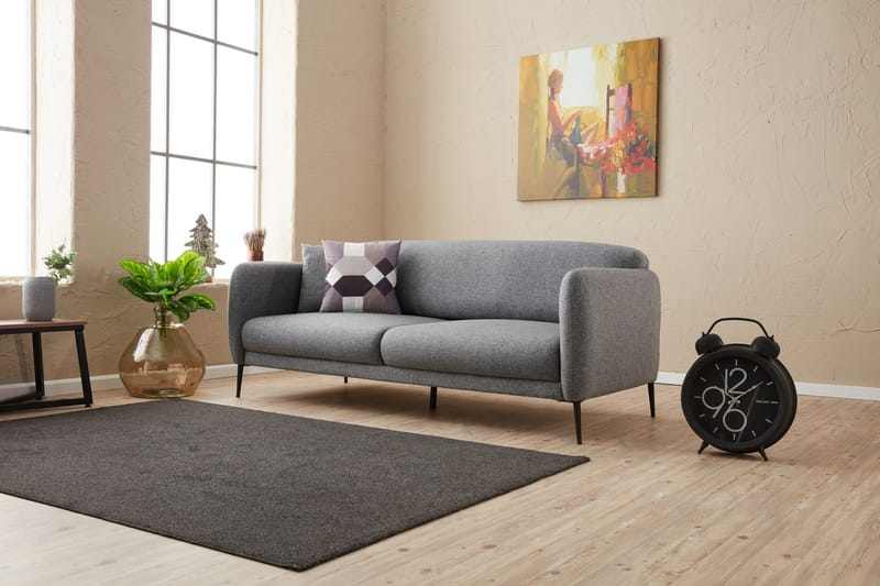 Wenus Sovesofa 3-personers 180x90 cm - Grå - Møbler - Sofaer - Sovesofaer