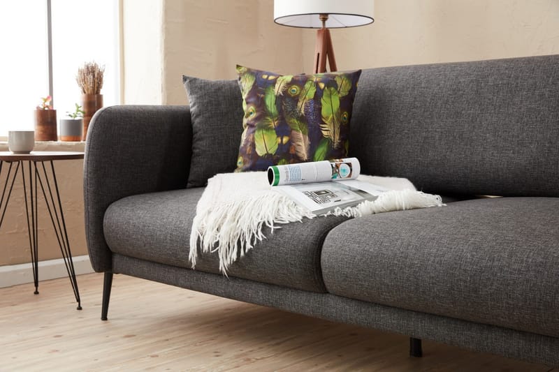 Wenus Sovesofa 3-personers 180x90 cm - Antracit - Møbler - Sofaer - Sovesofaer