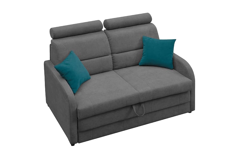 Wibaro sovesofa 144x91x117 cm - Sovesofaer - 2 personers sovesofa - Velour sofaer