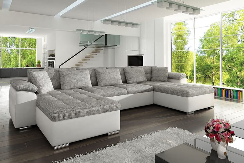 Wicenza U-sovesofa 375x155x76 cm - Møbler - Sofaer - Sovesofaer