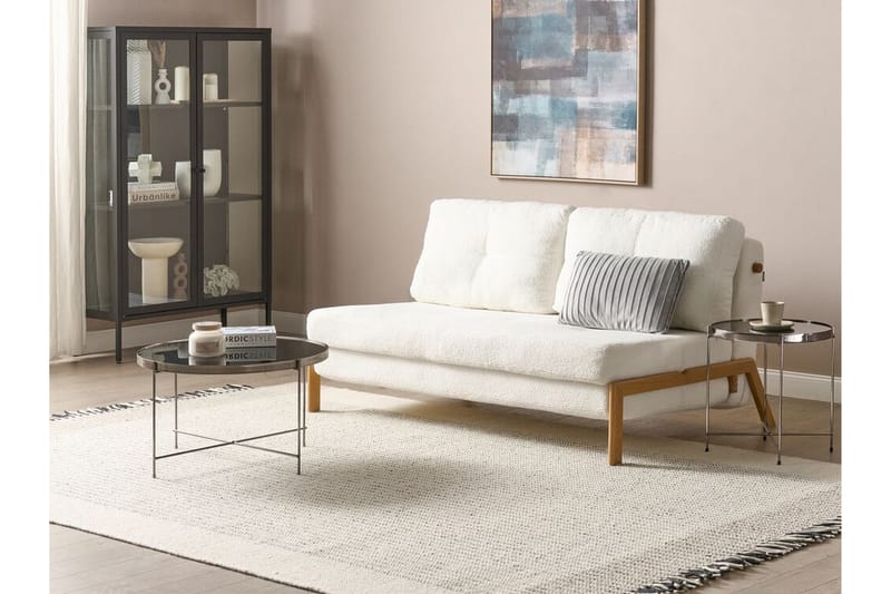Wigwig Sovesofa 2-personers - Hvid/Lyst træ - Møbler - Sofaer - Sovesofaer