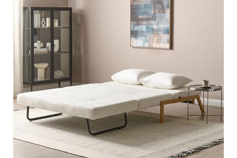 Wigwig Sovesofa 2-personers - Hvid/Lyst træ - Møbler - Sofaer - Sovesofaer