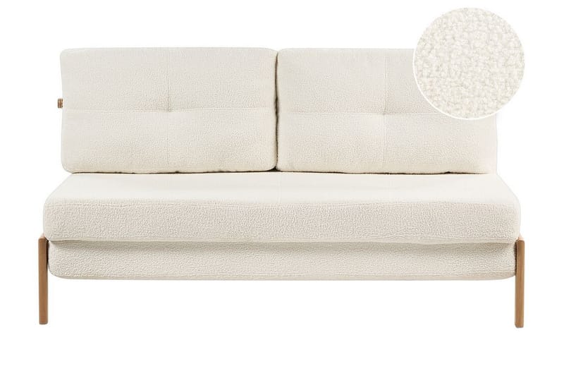 Wigwig Sovesofa 2-personers - Hvid/Lyst træ - Møbler - Sofaer - Sovesofaer