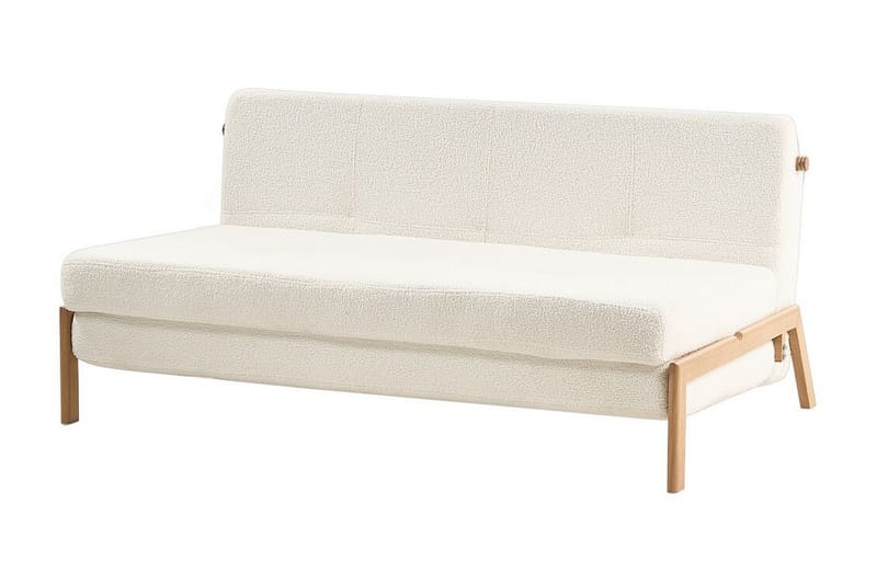 Wigwig Sovesofa 2-personers - Hvid/Lyst træ - Møbler - Sofaer - Sovesofaer