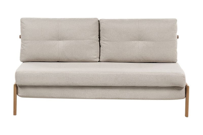 Wigwig Sovesofa 2-personers - Beige/Lyst træ - Møbler - Sofaer - Sovesofaer