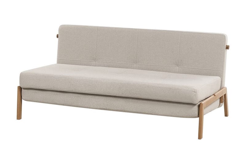 Wigwig Sovesofa 2-personers - Beige/Lyst træ - Møbler - Sofaer - Sovesofaer
