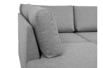 Wilma U-Sovesofa Højre Mørkegrå & Sort - Mørkegrå/Sort - Møbler - Sofaer - Sovesofaer
