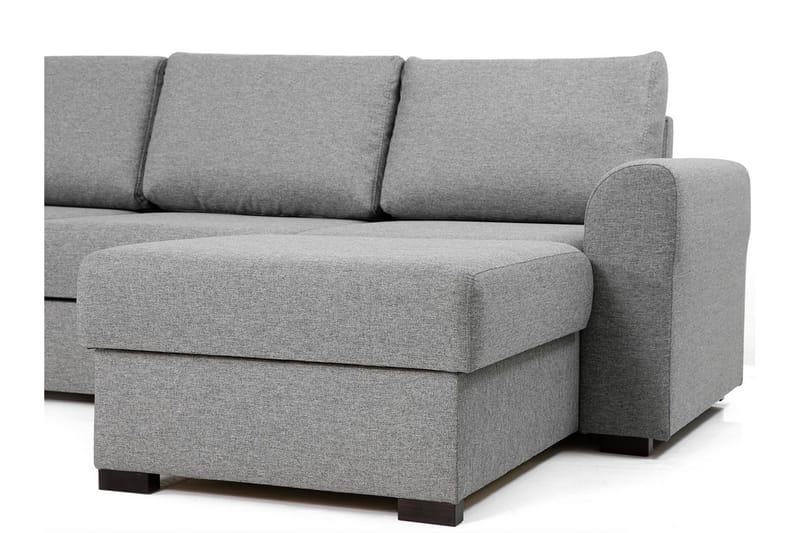 Wilma U-Sovesofa Venstre Grå & Hvid - Grå/Hvid - Møbler - Sofaer - Sovesofaer