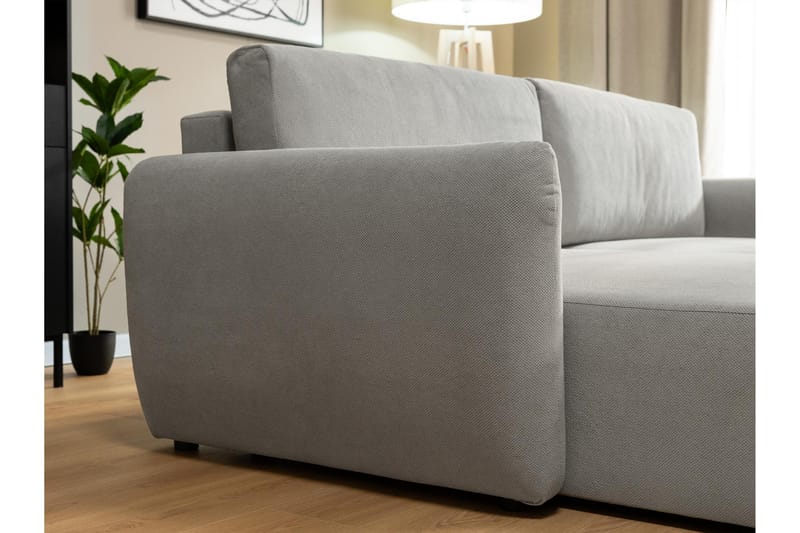 Wymer Sovesofa Med 2-Personers Divan - Blå - Møbler - Sofaer - Sovesofaer