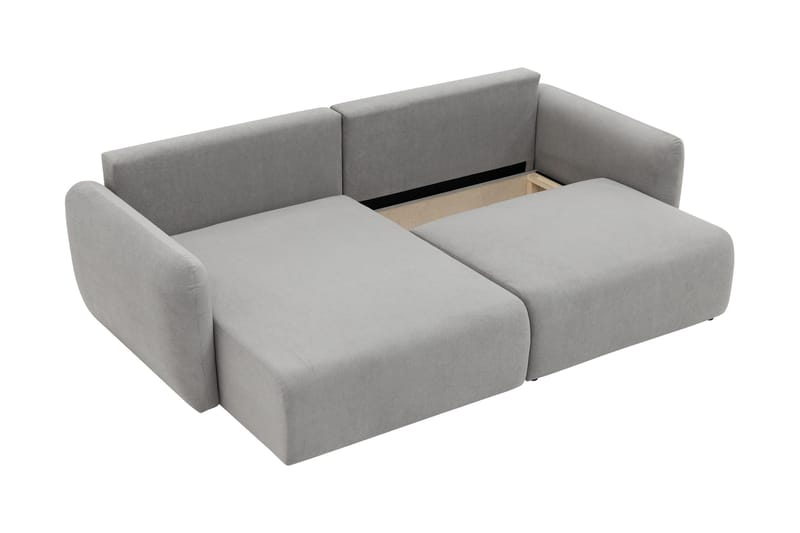 Wymer Sovesofa Med 2-Personers Divan - Blå - Møbler - Sofaer - Sovesofaer