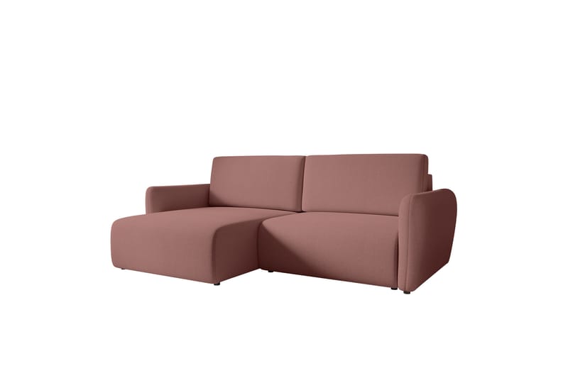 Wymer Sovesofa Med 2-Personers Divan - Lyserød - Møbler - Sofaer - Sovesofaer