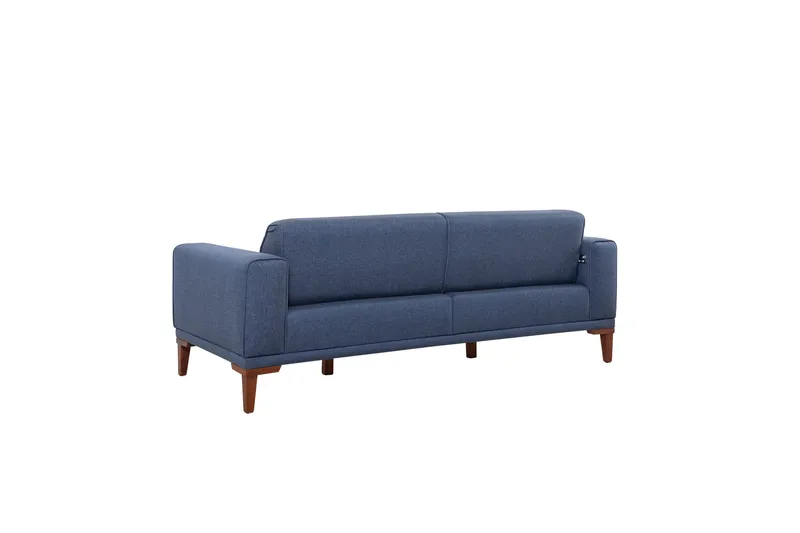 Wyong 3-personers Rektangulær Sovesofa 94x223 cm i Stof - Blå - Møbler - Sofaer - Sovesofaer
