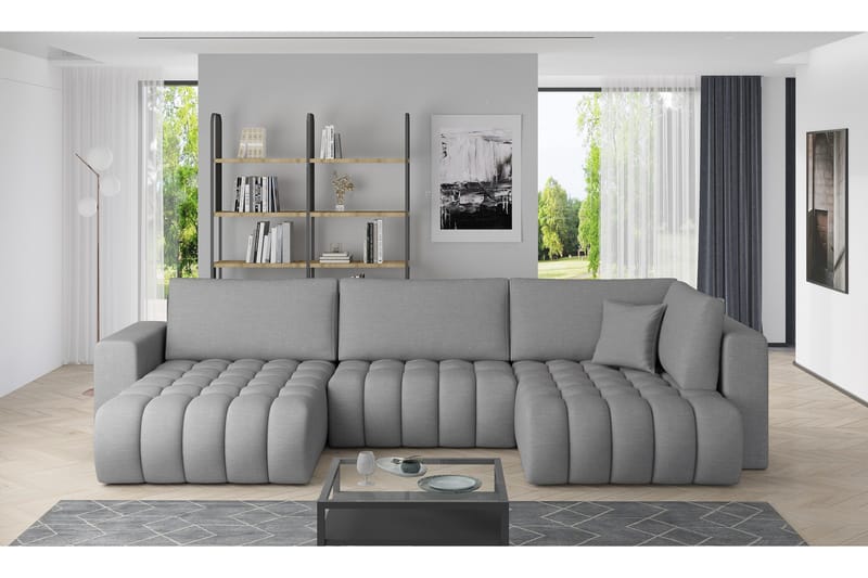 Yorktown U-sovesofa Chaiselong Venstre - Lysegrå - Møbler - Sofaer - Sovesofaer