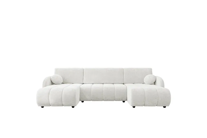 Zarania Sovesofa Dobbelt Divan 3-Personers, Hvid
