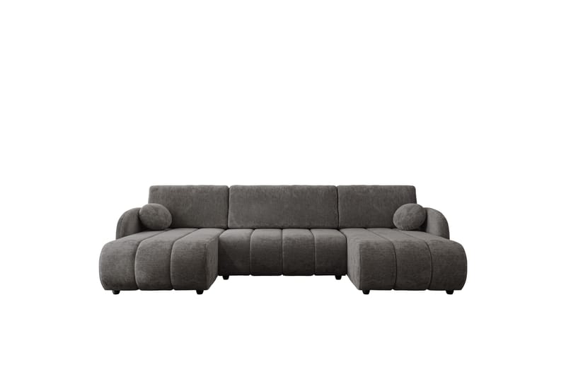 Zarania Sovesofa Dobbelt Divan 3-Personers - Grå - Møbler - Sofaer - Sovesofaer