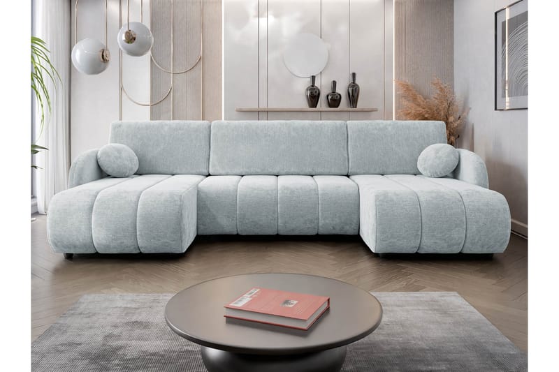 Zarania Sovesofa Dobbelt Divan 3-Personers - Grå - Møbler - Sofaer - Sovesofaer