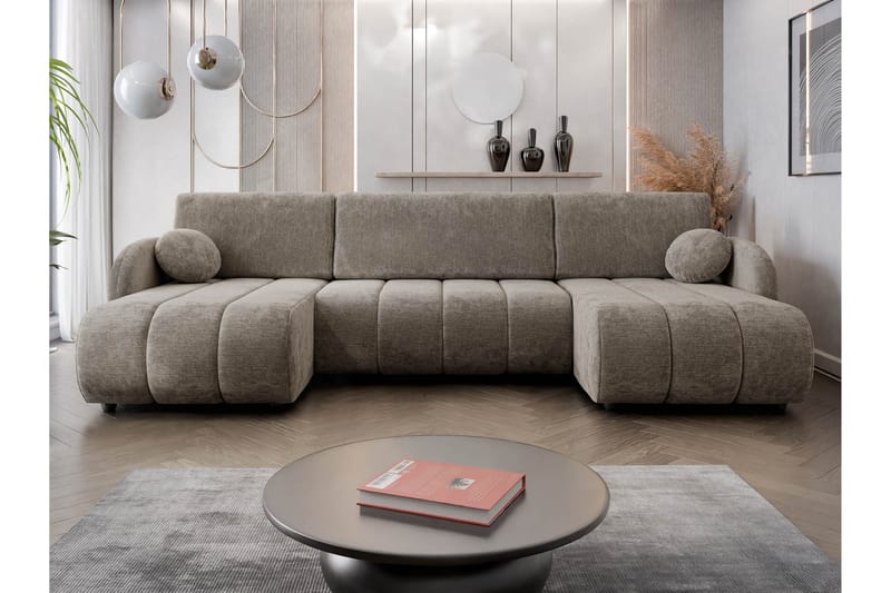 Zarania Sovesofa Dobbelt Divan 3-Personers - Grøn - Møbler - Sofaer - Sovesofaer