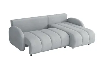 Zarania Sovesofa Med 3-Sæders Divan - Hvid - Møbler - Sofaer - Sovesofaer