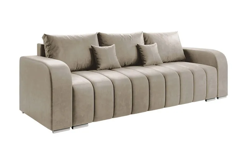 Zulueta 3-personers sofa, Beige