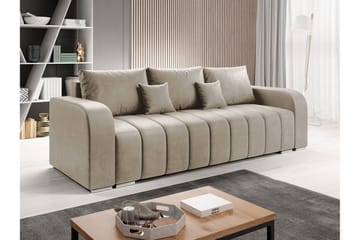 Zulueta 3-personers sofa - Beige - Møbler - Sofaer - Sovesofaer