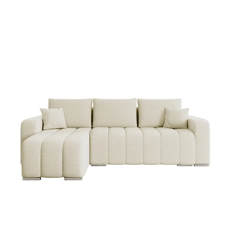 Zulueta 3-personers sovesofa med chaiselong - Lambi 08 (beige) - Møbler - Sofaer - Sovesofaer