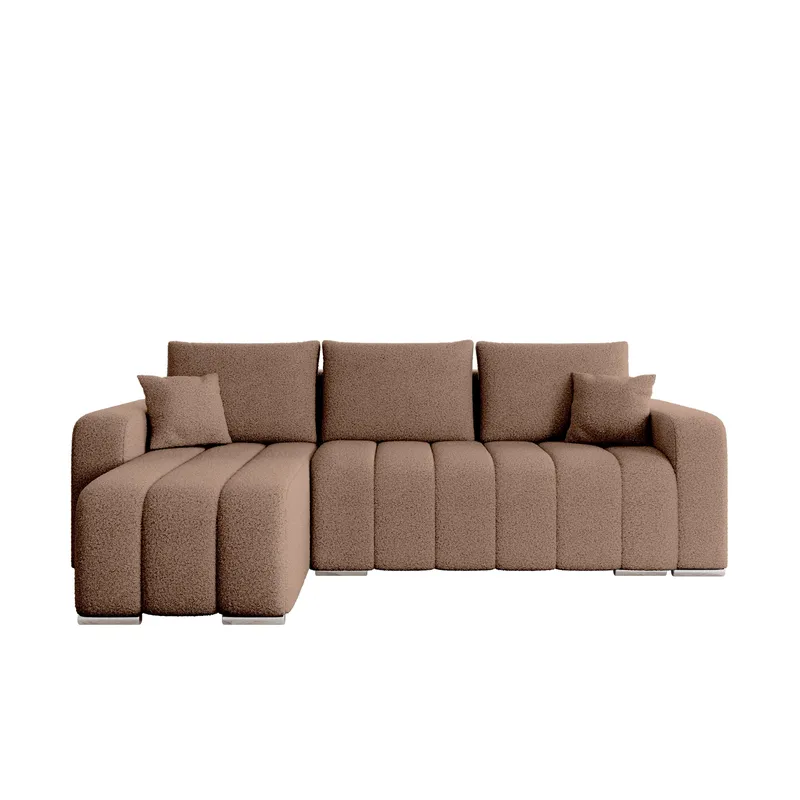 Zulueta 3-personers sovesofa med chaiselong, Lambi 04 (brun)