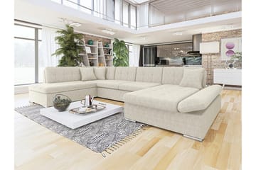Zumar 4-sits Hörnbäddsoffa beige - Møbler - Sofaer - Sovesofaer