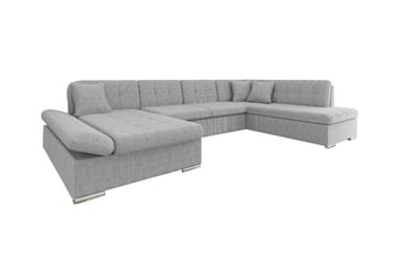 Zumar 4-sits Hörnbäddsoffa Ljusgrå - Møbler - Sofaer - Sovesofaer