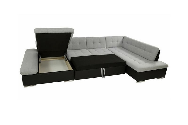 Zumar 4-personers Hjørnesovesofa - Beige - Møbler - Sofaer - Sovesofaer