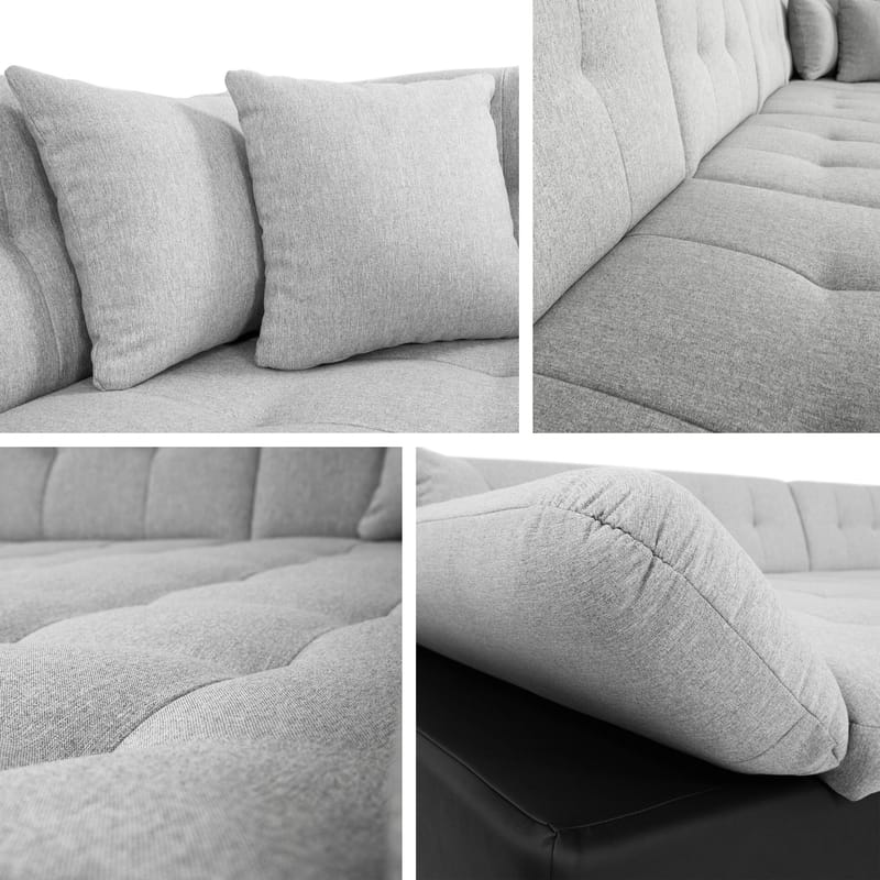 Zumar Sovesofa med chaiselong og chaiselong 5-personers - Brun - Møbler - Sofaer - Sovesofaer