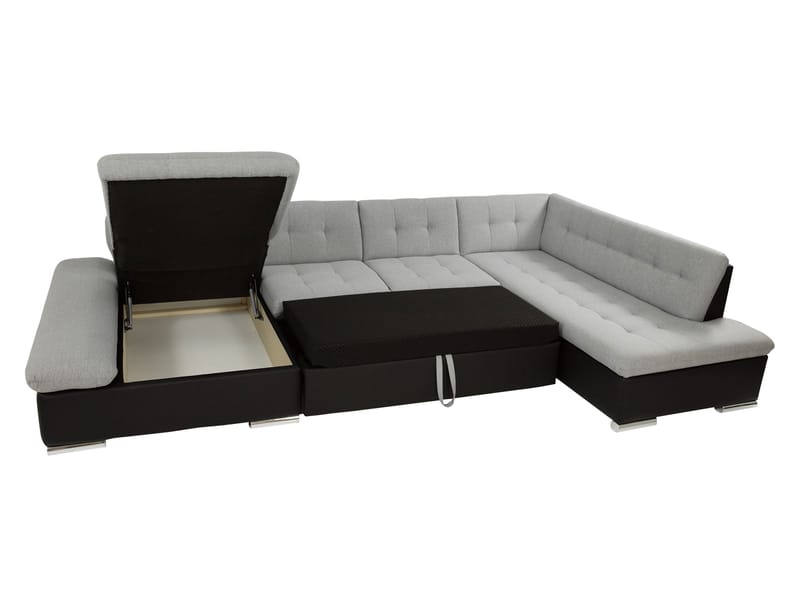 Zumar Sovesofa med chaiselong og chaiselong 5-personers - Brun - Møbler - Sofaer - Sovesofaer