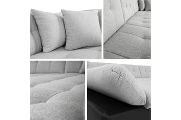 Zumar Sovesofa med Chaiselong og Dobbelt Chaiselong 4-personers i Bouclé - Rosa - Møbler - Sofaer - Sovesofaer