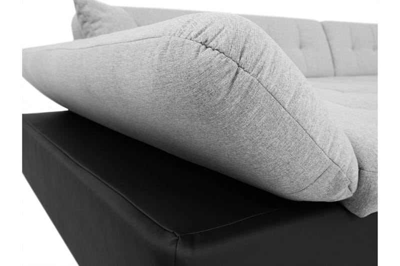 Zumar Sovesofa med Chaiselong og Dobbelt Chaiselong 4-personers i Chenille - Orange - Møbler - Sofaer - Sovesofaer