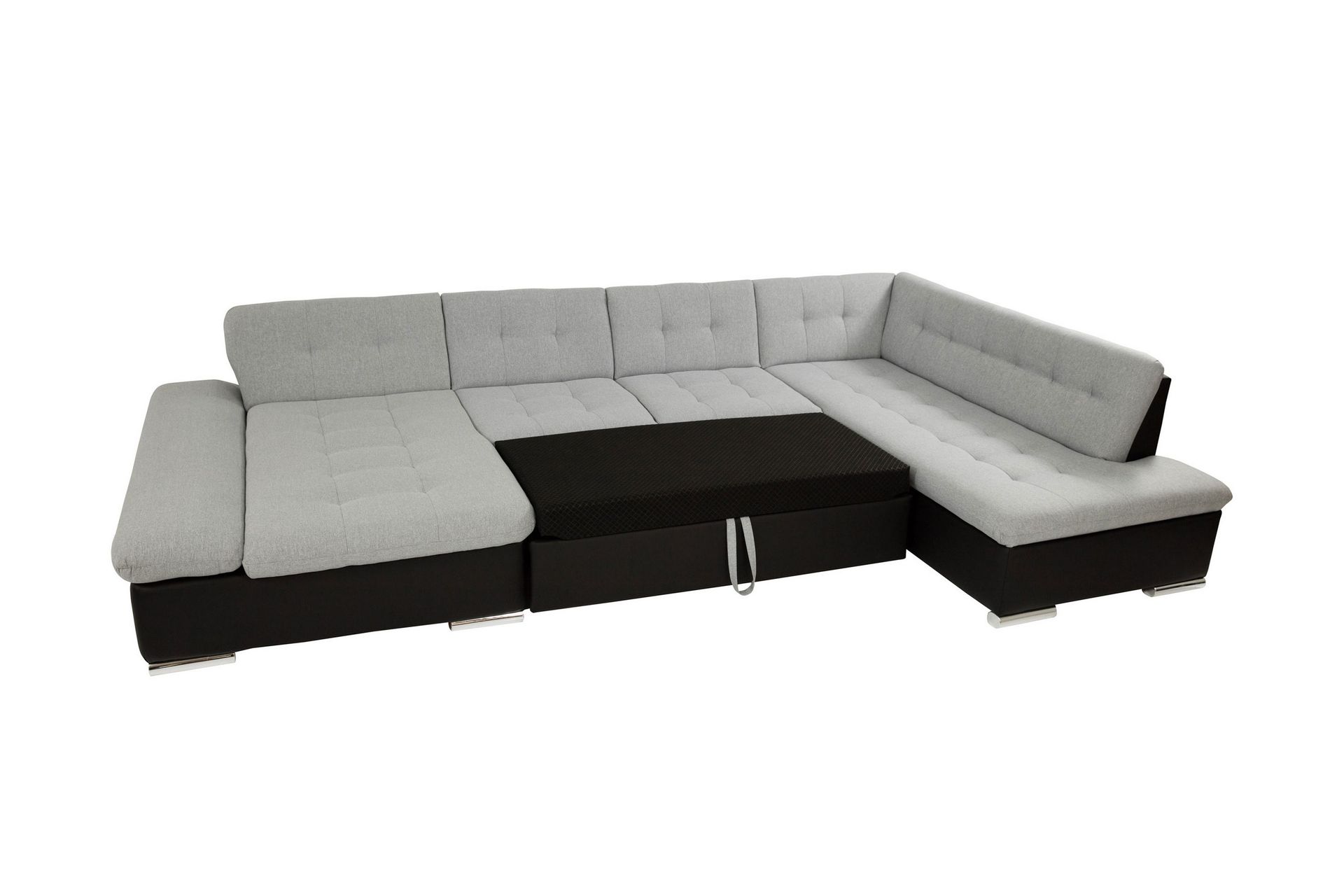 Zumar Sovesofa med Chaiselong og Dobbelt Chaiselong 4-personers i Bouclé - Rosa - Møbler - Sofaer - Sovesofaer